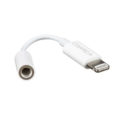 [COMICA] COMICA CVM-SPX-Ml 3.5mm TRRS Female to Lightning Audio-Interface Cable for iPhone (3.2")
