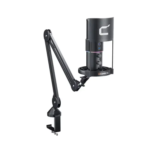 [COMICA] COMICA STA-U2A  RGB USB Condenser Microphone Kit (Black)