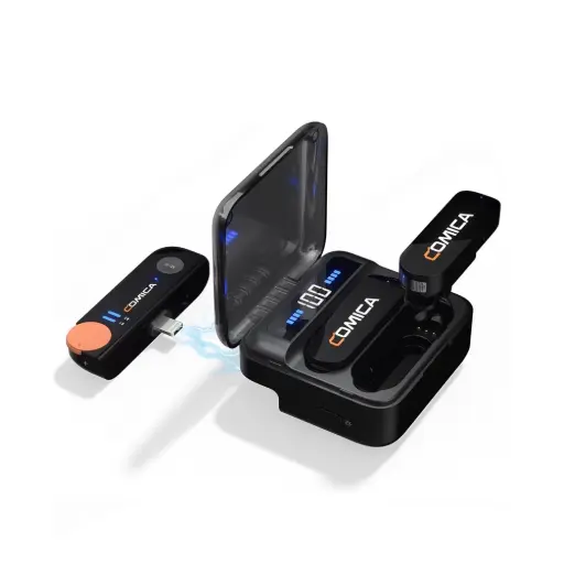 [COMICA] COMICA Vimo S-Ml 2.4G Dual-channel Mini Wireless Microphone Lightning