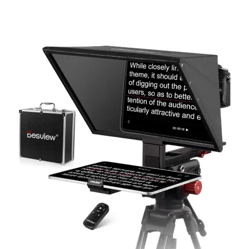 [DESVIEW] DESVIEW TP170 (43cm ) Portable Teleprompter for Camera