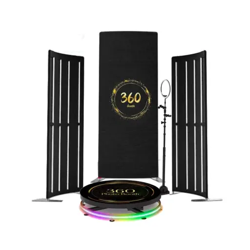 [FTY] FTY-360 photo booth 80cm with  photo booth Background Shell
