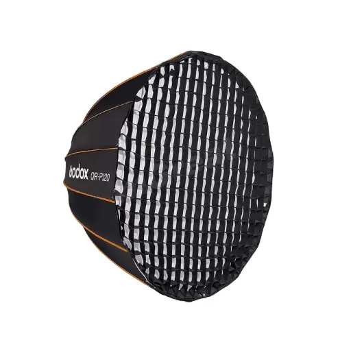[GODOX] GODOX QR-P120G Quick Release Parabolic  Softbox with Bowens Mount & Grid