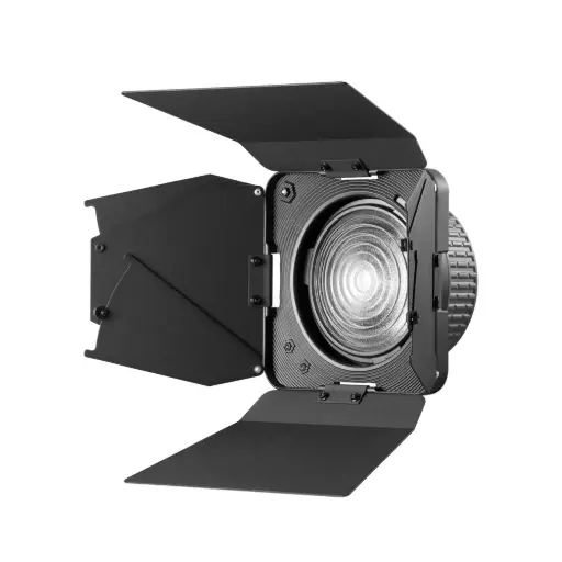 [GODOX - KIT ONLY] GODOX FLS8 Fresnel Lens 8 Inch (20.32cm) with GODOX- LB-01 FERSNEL BARNDOOR 8 INCH (20.32cm)