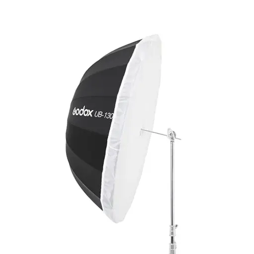 [GODOX - KIT ONLY] GODOX UB 130S parbolic Umbrella sliver 130cm with Diffuser