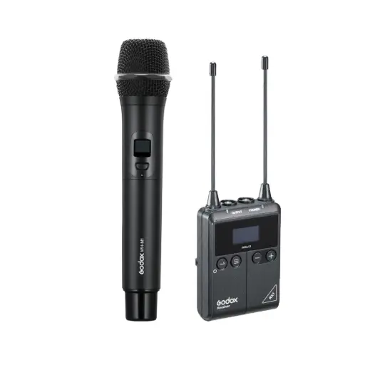 [GODOX - KIT ONLY] GODOX WH-M1/Wireless Handheld Microphone with WMic S1 RX / Wireless Receiver