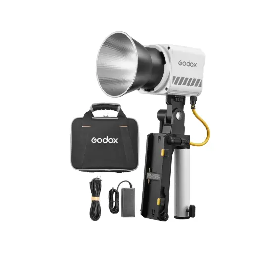 [GODOX - KIT ONLY] Godox ML60IIBi Bi-Color LED Monolight with Battery Handgrip