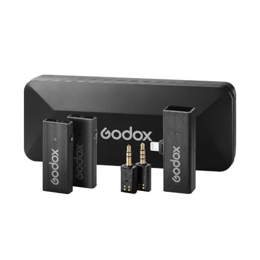 [GODOX-NECK MIC] GODOX MoveLink LT1 Compact Digital Wireless Microphone System for IOS Smartphones & Tablets with Lightning (2.4 GHz) (Neck mic. Wireless)