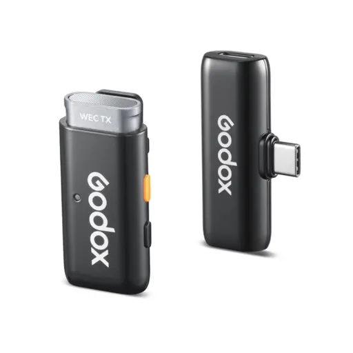 [GODOX-NECK MIC] GODOX WES2 kit1 1-Person Wireless Microphone System for USB-C Devices (2.4 GHz)