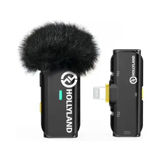 [HOLLYLAND] HOLLYLAND LARK C1 SOLO   Wireless Microphone System  for iOS Devices (Neck mic. Wireless)