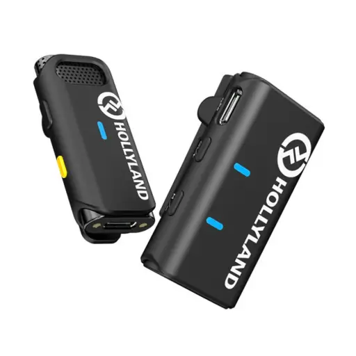 [HOLLYLAND] HOLLYLAND LARK M1 SOLO Wireless Microphone System for camera (2.4 GHz) (1TX+1RX) (Neck mic. Wireless)