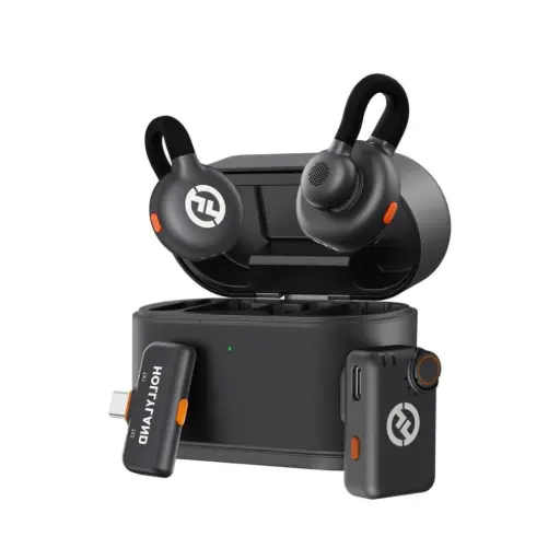 [HOLLYLAND] HOLLYLAND LARK M2S Duo 2in1Version Charging Case (Space Gray) camera & Type c  (Mini)