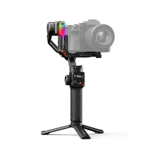 [Hohem] Hohem MT2 iSteady Kit 4in1 Camera Stabilizer with Fill Light & Al Vision Sensor